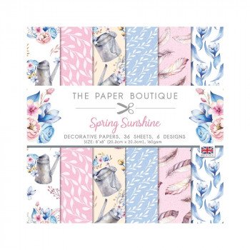 Набір паперу 20*20см The Paper Boutique Spring Sunshine 36/Pkg