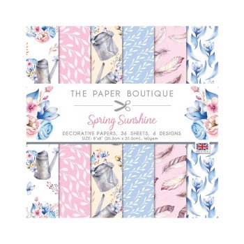 Набір паперу 20*20см The Paper Boutique Spring Sunshine 36/Pkg