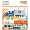 Висічки Simple Stories Safe Travels Bits & Pieces Die-Cuts 39/Pkg