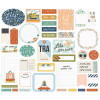 Висічки Simple Stories Safe Travels Bits & Pieces Die-Cuts 39/Pkg