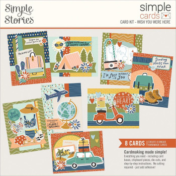 Картки для журналінга Simple Stories Simple Cards Card Kit Wish You Were Here