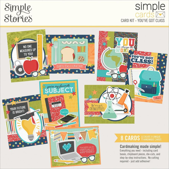 Картки для журналінга Simple Stories Simple Cards Card Kit You've Got Class