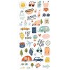 Наліпки Puffy Simple Stories Safe Travels 45/Pkg