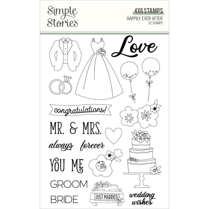 Штампи Simple Stories Happily Ever After