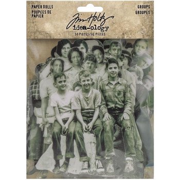 Висічки Tim Holtz Paper Dolls Groups 50/Pkg