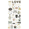 Наліпки Puffy Simple Stories Happily Ever After 40/Pkg