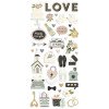 Наліпки Puffy Simple Stories Happily Ever After 40/Pkg
