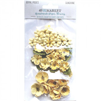 Квіти 49 And Market Royal Posies Paper Flowers Sunshine 49/Pkg