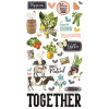  Наліпки з чіпборду Simple Stories Simple Vintage Farmhouse Garden 15*30см