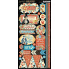 Наліпки Graphic 45 Well Groomed Cardstock Stickers Elements 30*30см