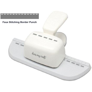Бордюрний дирокол Dress My Craft Paper Punch Faux Stitching Border