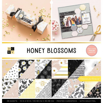 Набір паперу 30*30см DCWV Honey Blossoms 36/Pkg