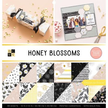 Набір паперу 30*30см DCWV Honey Blossoms 36/Pkg