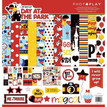 Набір паперу 30*30см PhotoPlay Another Day At The Park 12/Pkg