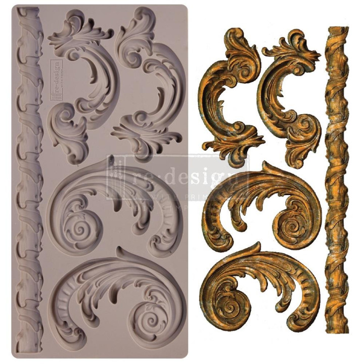  Молд Prima Lilian Scrolls 130*250*8мм