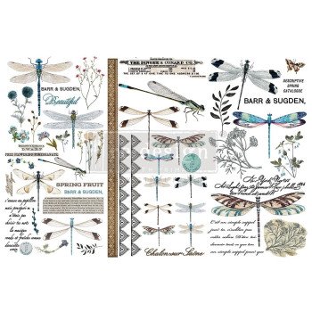 Трансфер Prima Decor Transfer Spring Dragonfly
