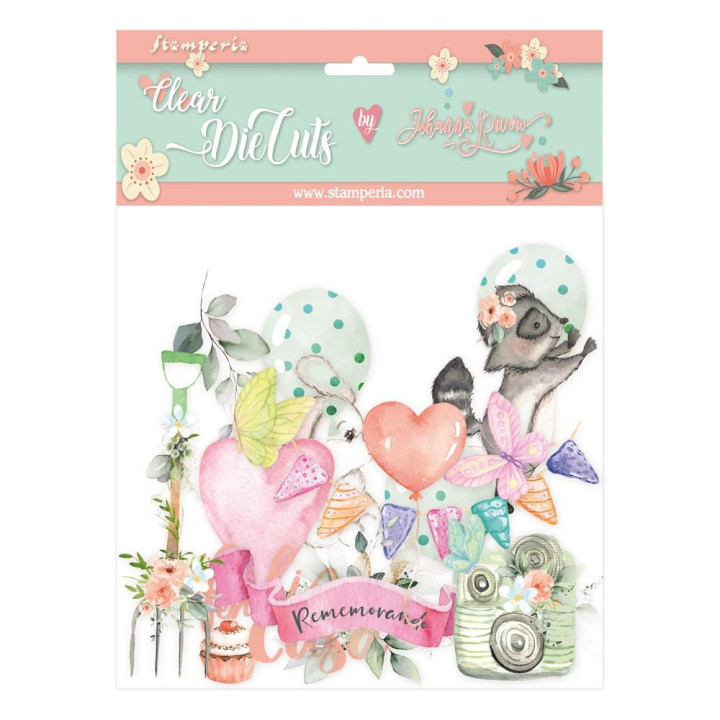 Висічки Stamperia Clear Die-Cuts Celebration
