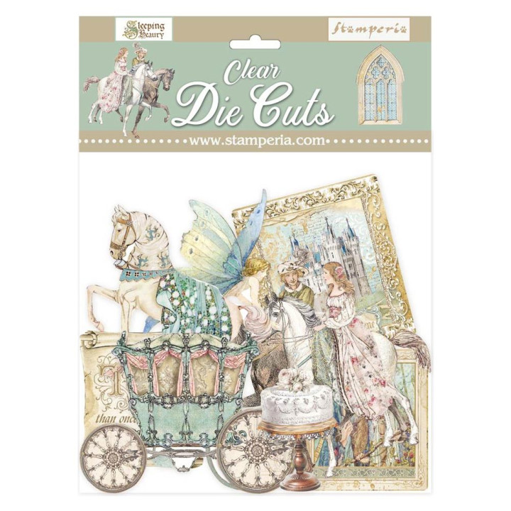 Висічки Stamperia Clear Die-Cuts Sleeping Beauty