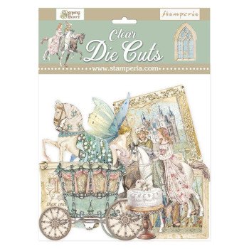 Висічки Stamperia Clear Die-Cuts Sleeping Beauty