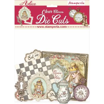 Висічки Stamperia Clear Die-Cuts Alice Charms