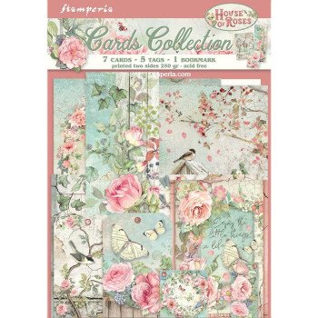Карти Stamperia Cards Collection Flowers 1