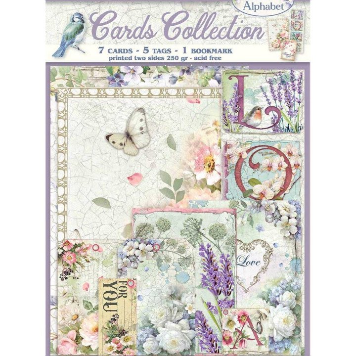 Карти Stamperia Cards Collection Flowers 2