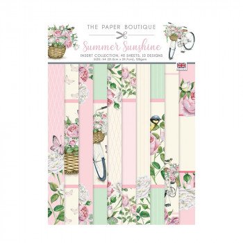 Набір паперу The Paper Boutique Insert Collection A4 Summer Sunshine 40/Pkg