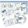 Набір паперу 20*20см The Paper Boutique Floral Waves 36/Pkg