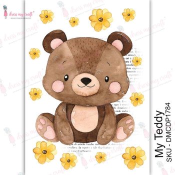 Трансфер Dress My Craft Transfer Me Sheet A4 My Teddy