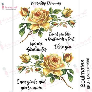 Трансфер Dress My Craft Transfer Me Sheet A4 Soulmates