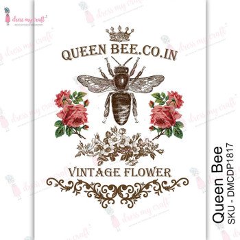 Трансфер Dress My Craft Transfer Me Sheet A4 Queen Bee
