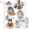 Трансфер Dress My Craft Transfer Me Sheet A4 My Fair Lady