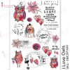 Трансфер Dress My Craft Transfer Me Sheet A4 I Love Owls