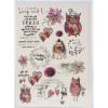 Трансфер Dress My Craft Transfer Me Sheet A4 I Love Owls