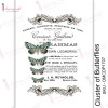 Трансфер Dress My Craft Transfer Me Sheet A4 Cluster of Butterflies