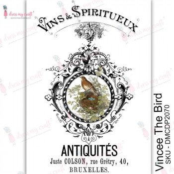 Трансфер Dress My Craft Transfer Me Sheet A4 Vincee The Bird