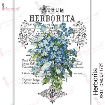 Трансфер Dress My Craft Transfer Me Sheet A4 Herborita