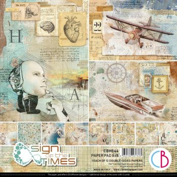 Набір паперу 20*20см Ciao Bella Paper Pack Sign Of The Times 12/Pkg