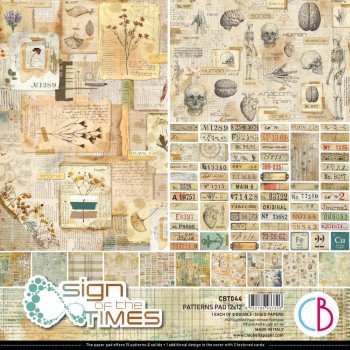 Набір паперу 30*30см Ciao Bella Paper Pack Sign Of The Times 8/Pkg