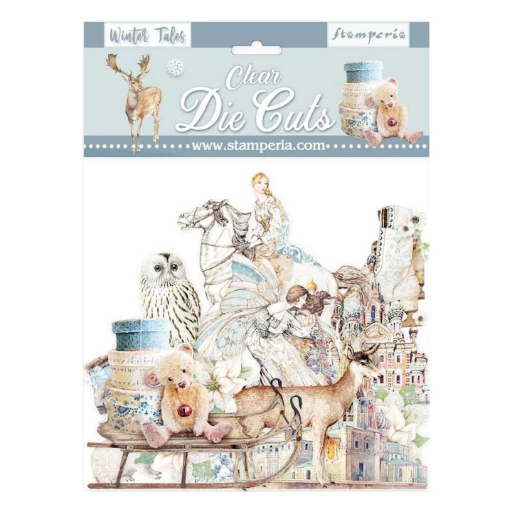 Висічки Stamperia Clear Die-Cuts Winter Tales