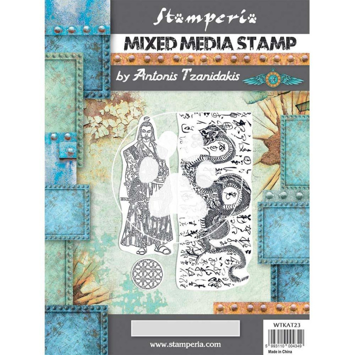 Штампи Stamperia Dragon, Sir Vagabond In Japan 15*18см