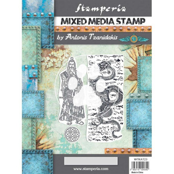 Штампи Stamperia Dragon, Sir Vagabond In Japan 15*18см