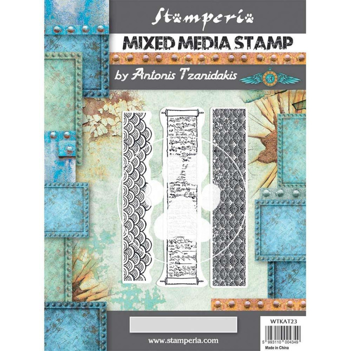 Штампи Stamperia Borders, Sir Vagabond In Japan 15*18см