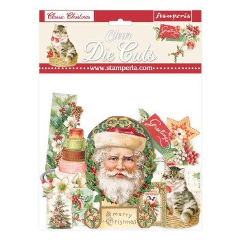 Висічки Stamperia Clear Die-Cuts Classic Christmas