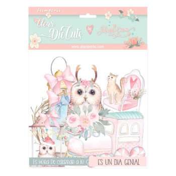 Висічки Stamperia Clear Die-Cuts Christmas Rose