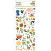 Наліпки Puffy Simple Stories Homegrown 41/Pkg