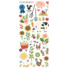 Наліпки Puffy Simple Stories Homegrown 41/Pkg