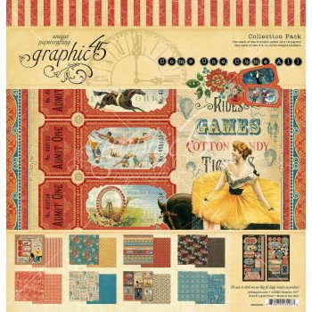 Набір паперу 30*30см Graphic 45 Come One, Come All! 16/Pkg