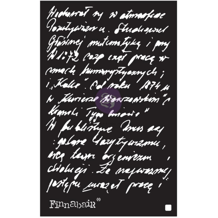  Трафарет Prima Finnabair Ghostwriter
