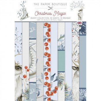Набір паперу The Paper Boutique Insert Collection A4 Christmas Magic 40/Pkg